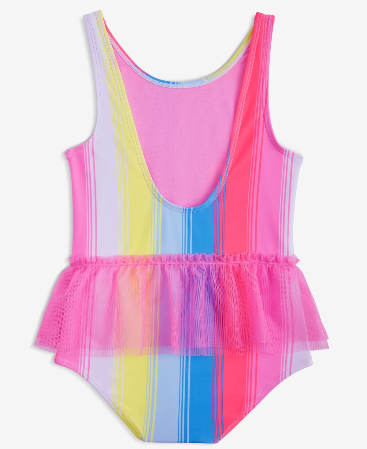 Epic Threads Girls Striped Tutu One-Piece Swimsuit,  3T