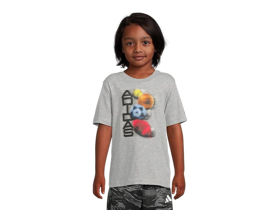 Adidas boys  Sport T-Shirt, Grey Heather, 2T boys