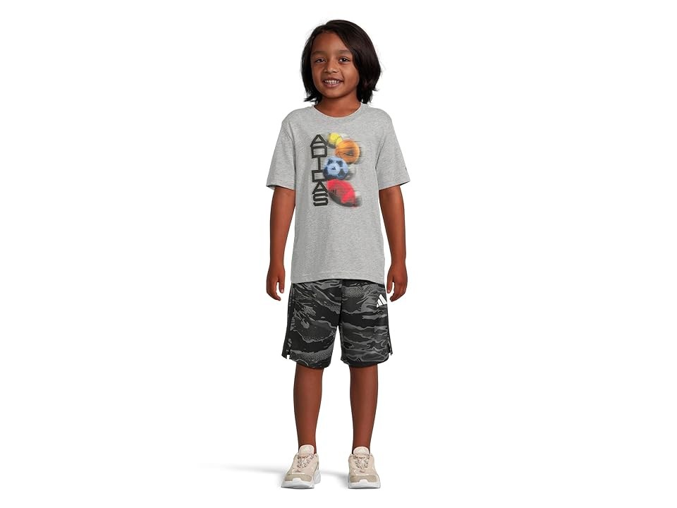 Adidas boys  Sport T-Shirt, Grey Heather, 2T boys