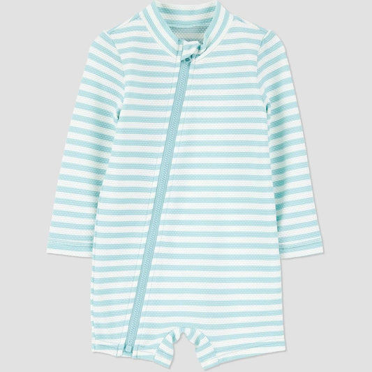 Carter's Just One You® Baby Boys' Long Sleeve Striped One-Piece Unisuit