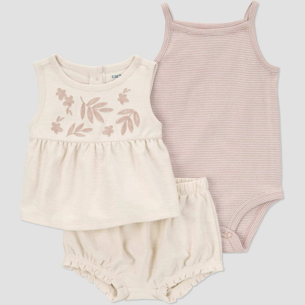 Carter's baby girl Floral Top & Bottom Set 12M