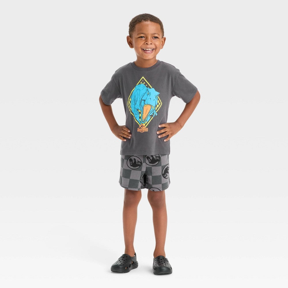 Jurassic World Toddler Boys' Dinosaur T-Shirt and Shorts Set 5T