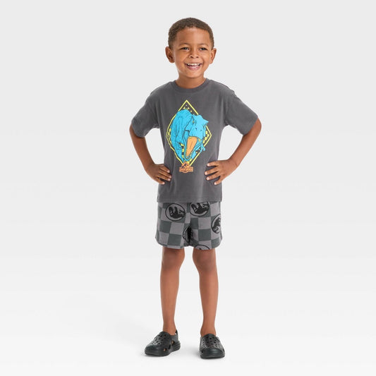 Jurassic World Toddler Boys' Dinosaur T-Shirt and Shorts Set 5T