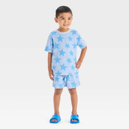 Toddler Boys' Short Sleeve 4th of July T-Shirt and Shorts Set - Cat & Jack™ 18M