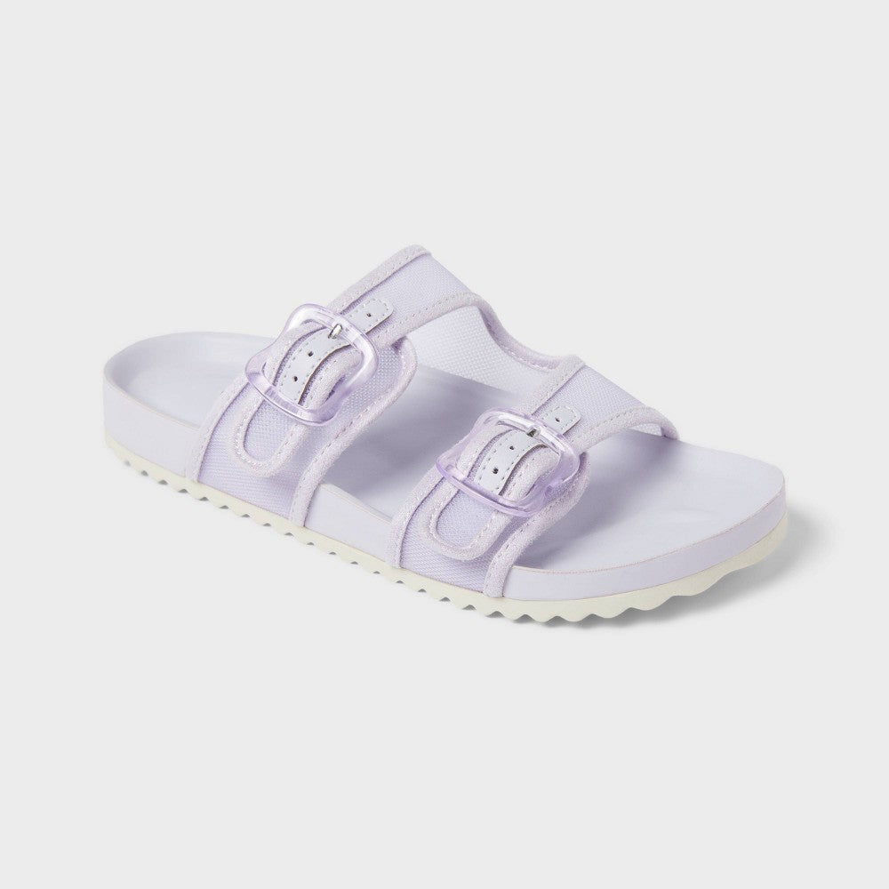 Cat & Jack girl Kaia Mesh Sandals Purple 
Size 1