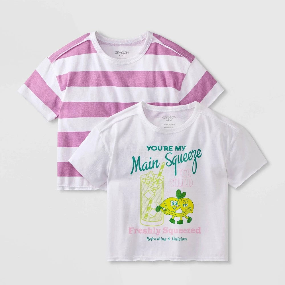 Grayson Mini Girls' 2pk Main Squeeze Top - 18M