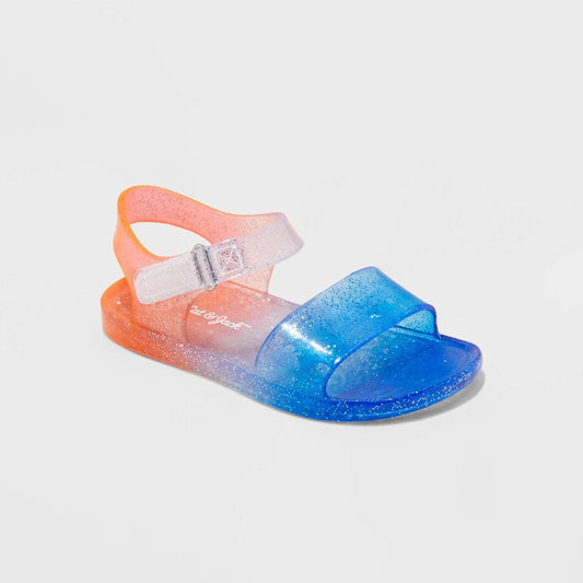 Toddler Girls' Tessa Jelly Glitter Sandals - Cat & Jack™ Toddler Shoes