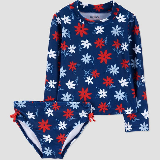 Carter's Baby Girls' 2 Piece Swimsuit  Size 12M
