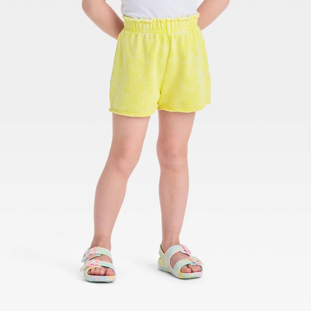 Grayson Mini Toddler Girls' French Terry Shorts 3T Yellow