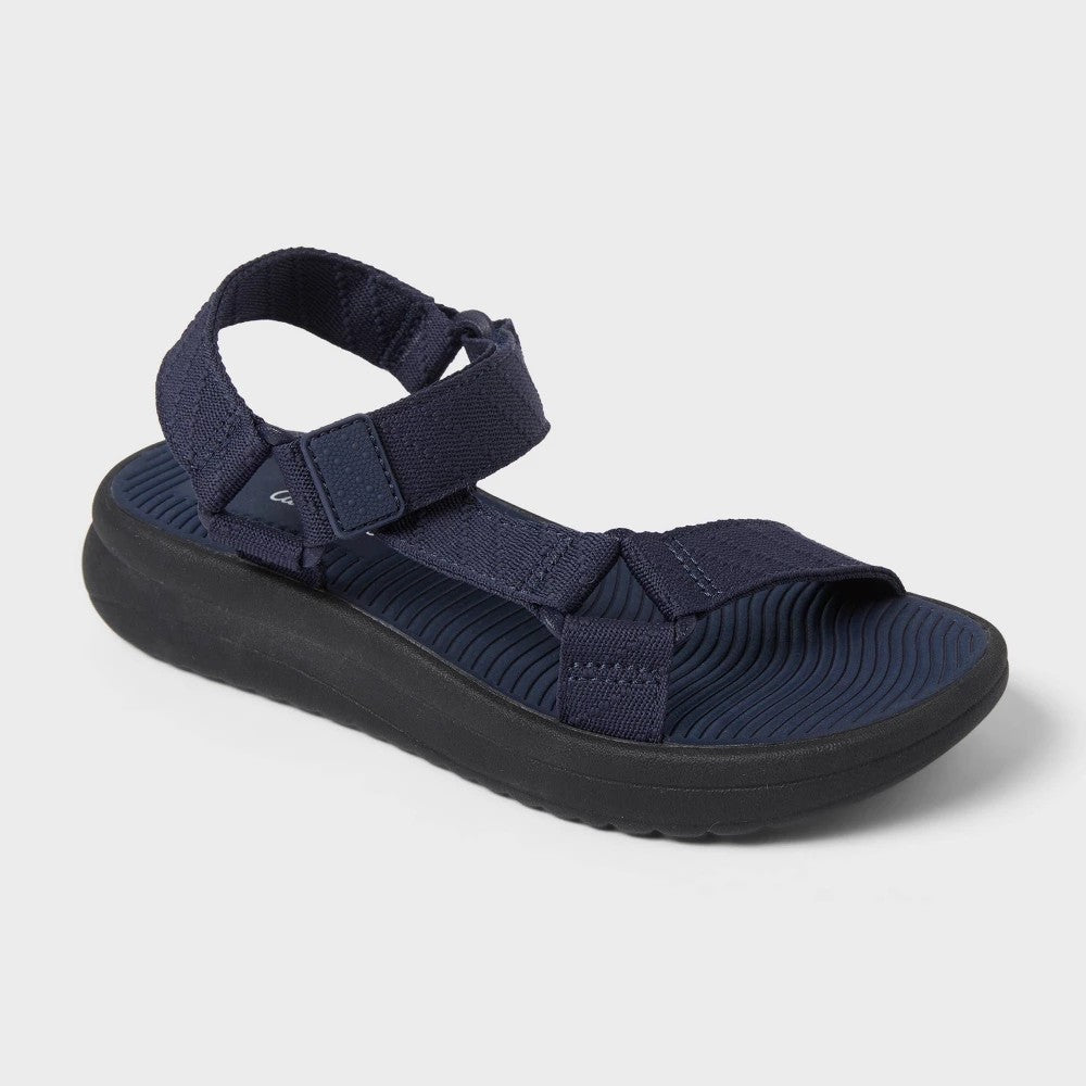 Cat & Jack boys ' Arden Camp Sandals Navy Blue Size 5