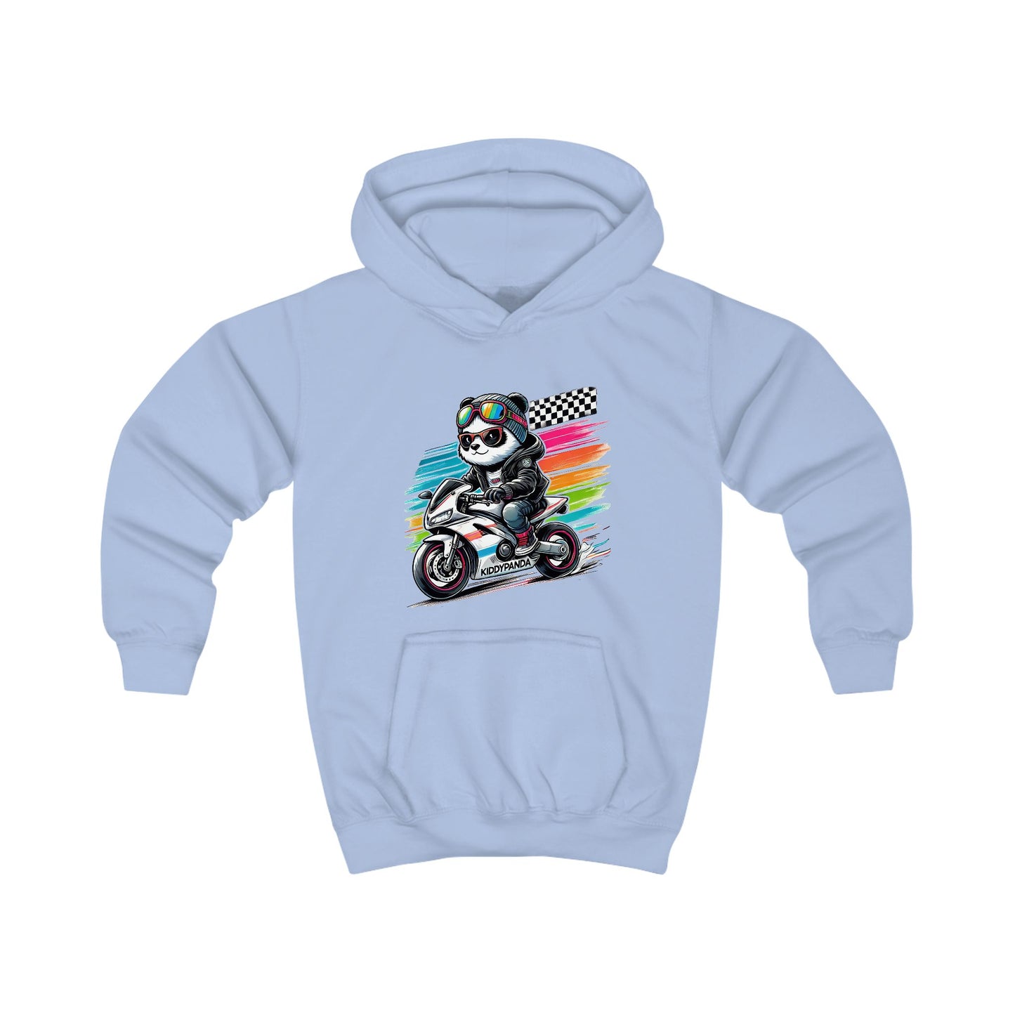 Panda Speed Moto Kids Hoodie