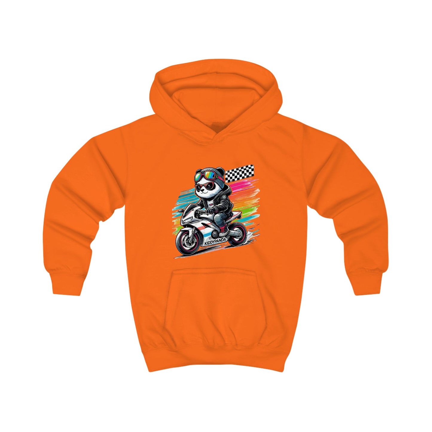 Panda Speed Moto Kids Hoodie