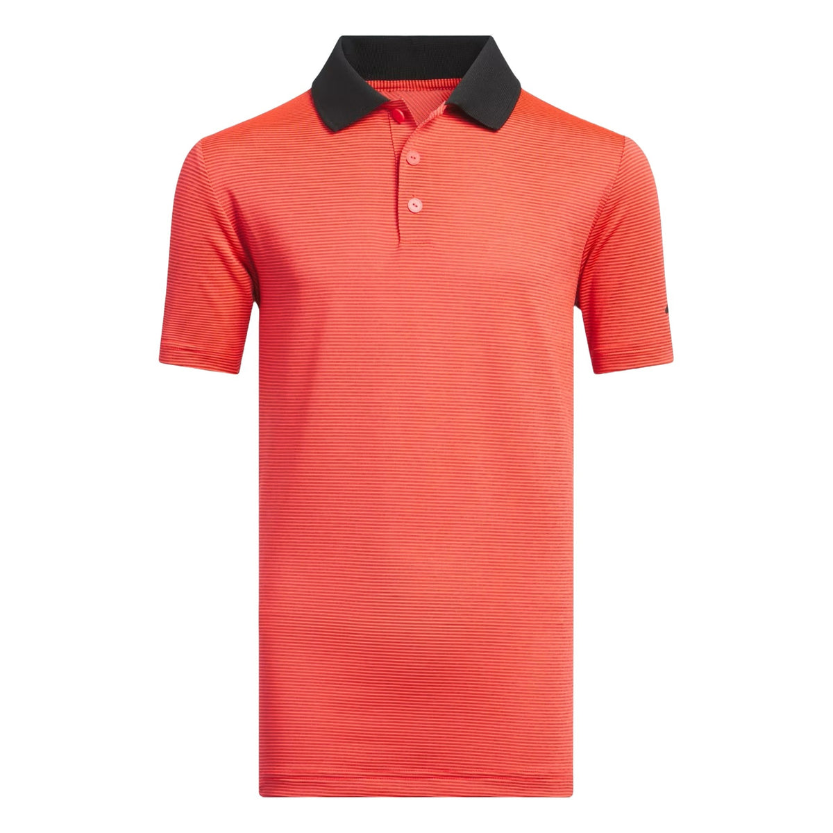 Adidas Golf Boys Ottoman Striped Polo, M