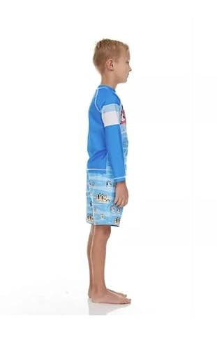 Dreamwave Toddler Boys 2-Piece Rashguard Set, 18 Months, Multicolor