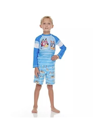 Dreamwave Toddler Boys 2-Piece Rashguard Set, 18 Months, Multicolor