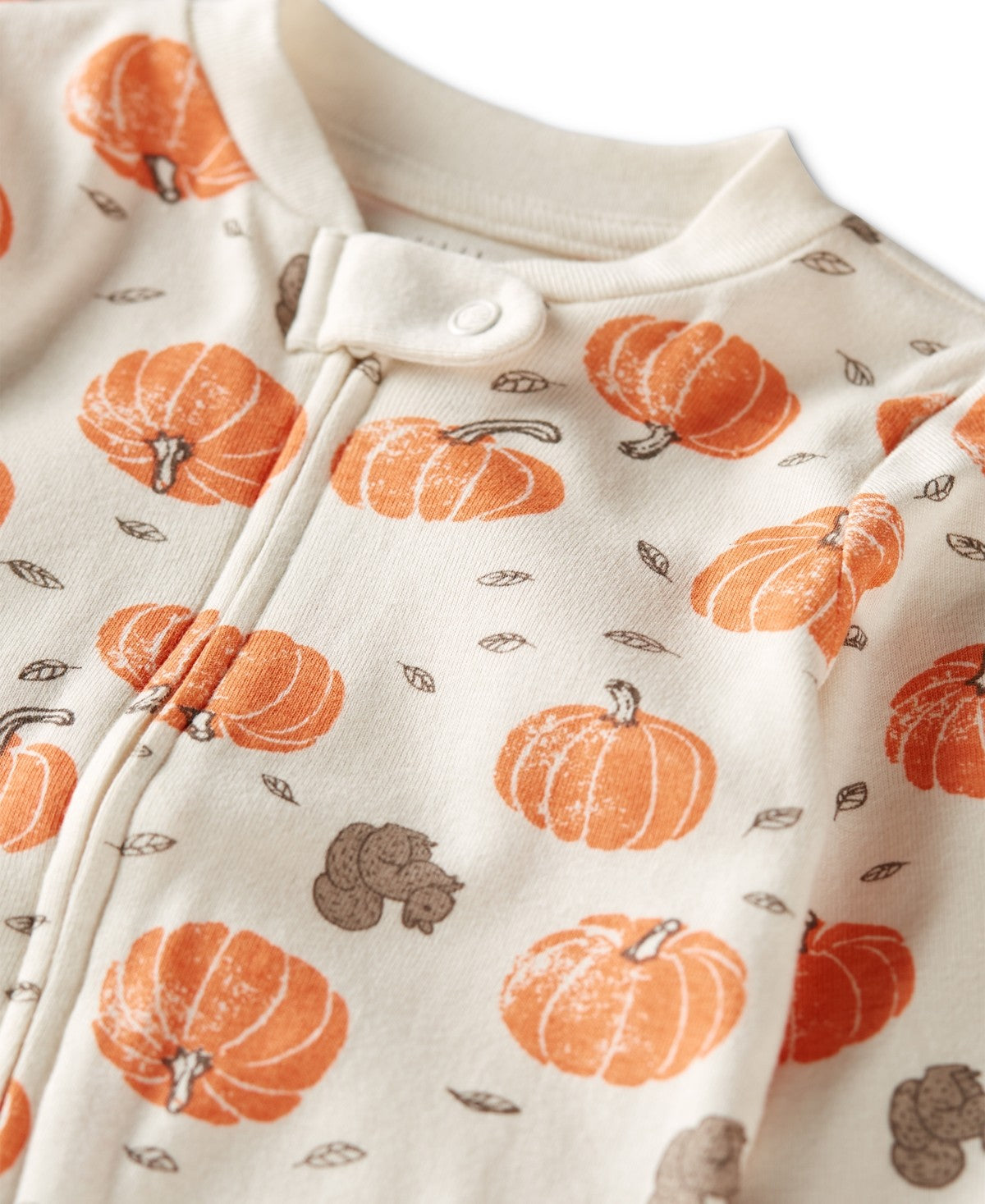 Carter's Organic Baby Sleep Pumpkins White 3M boy's