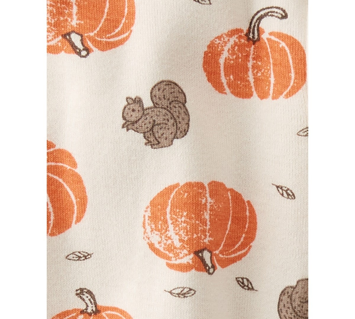 Carter's Organic Baby Sleep Pumpkins White 3M boy's