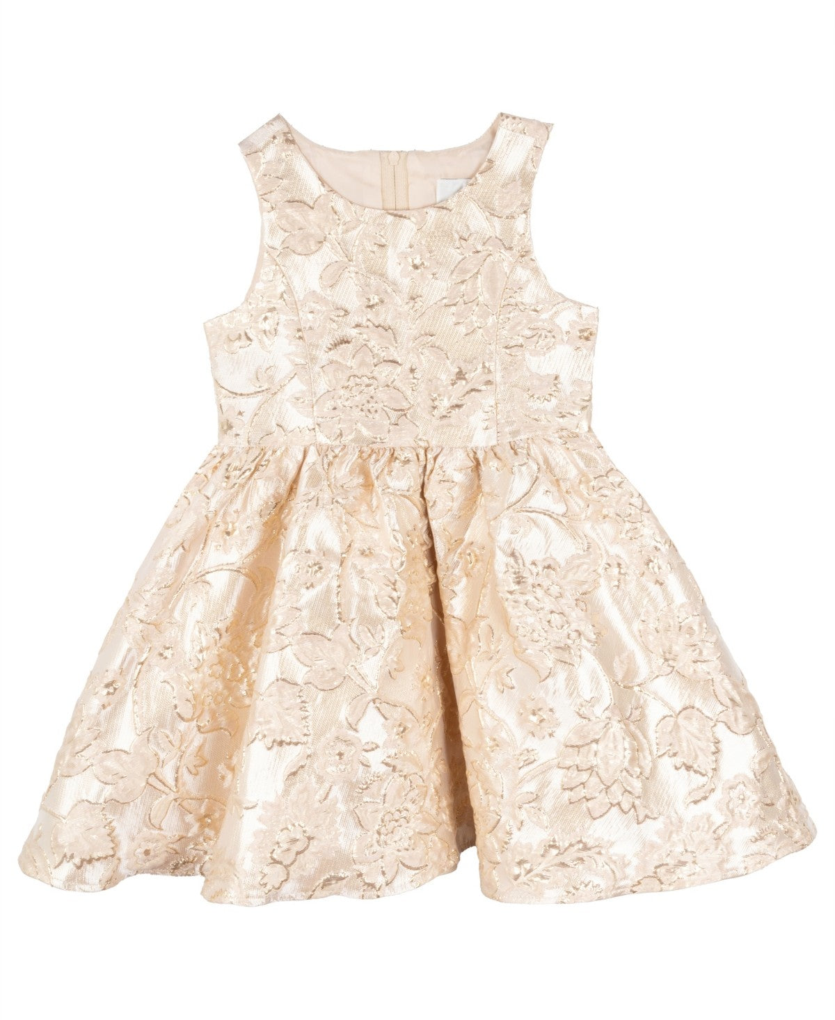 Rare Editions Brocade Party Dress 3T girl Champagne