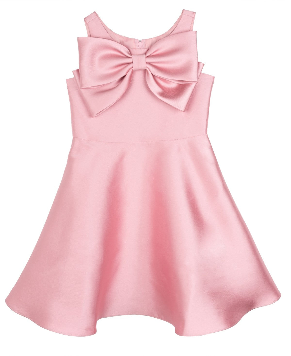 Rare Editions Mikado Bow Bodice Dress Pink, 3T girl