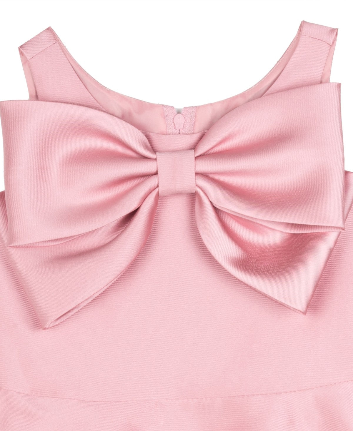Rare Editions Mikado Bow Bodice Dress Pink, 3T girl