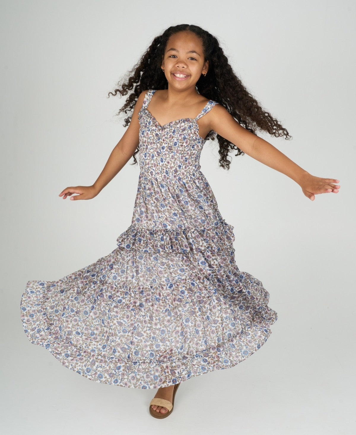 Rare Editions Big Girls Floral Dress 16