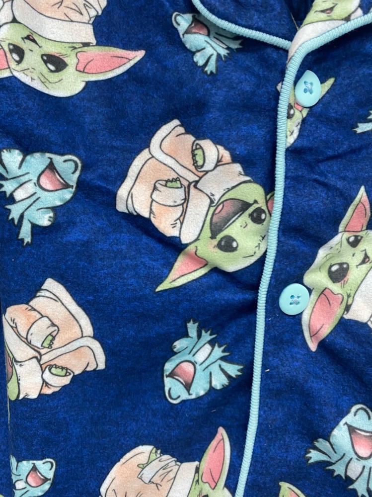 Star Wars Mandalorian boys  Pajama Set Blue XS
