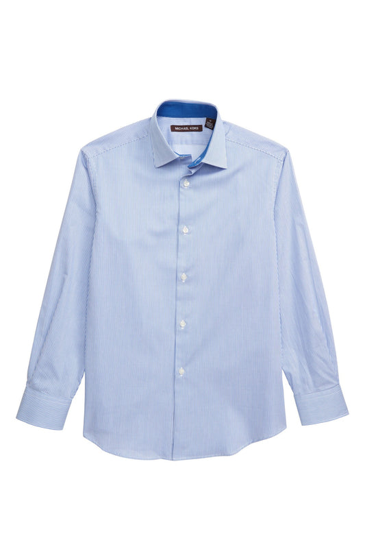 Michael Kors Boys' Size 14 Striped Dress Shirt - Big Kid
