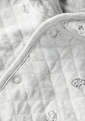 Little Planet Organic 2pc Quilted Hooded Set Newborn boys
