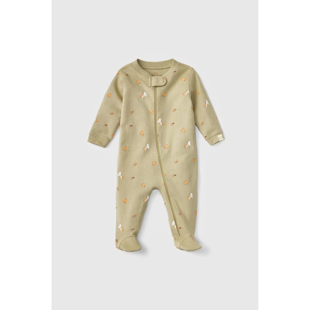 Little Snoopy Halloween Sleep N' Play Green, 3-6M boys
