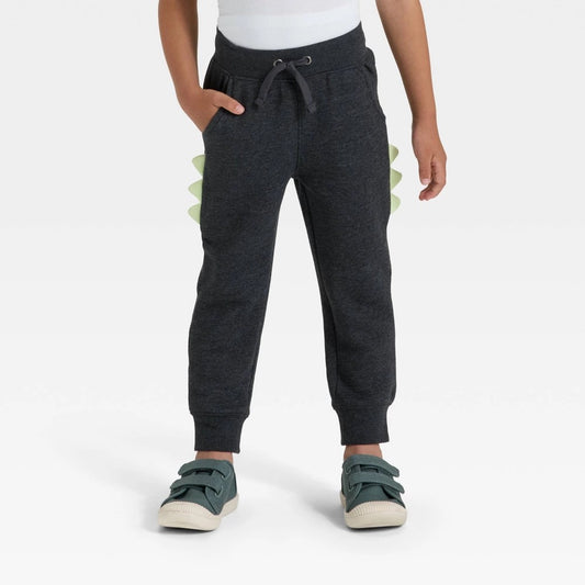Cat & Jack Toddler Boys' Dino Pants Black 2T