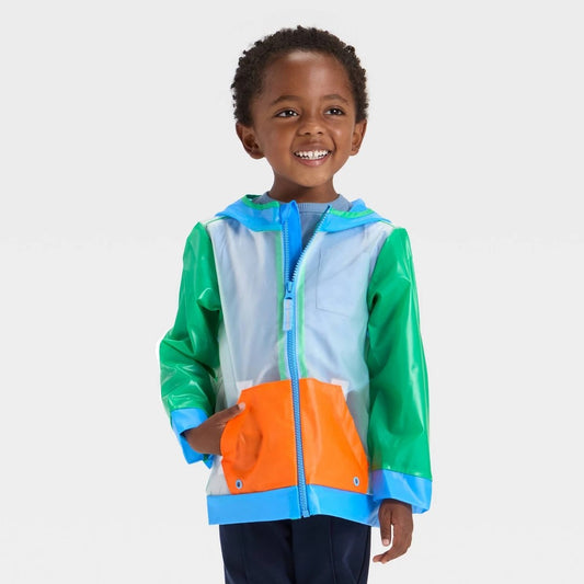 Cat & Jack Toddler Boys'  Rain Jacket  Size 2T