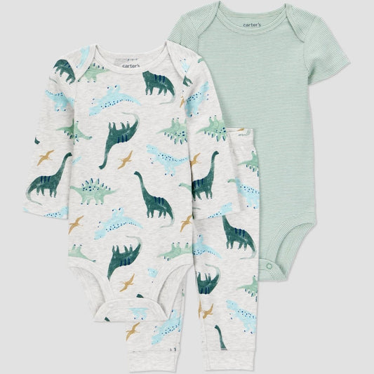Carter's  3pc Dinosaur Bodysuit Set 18M Boys