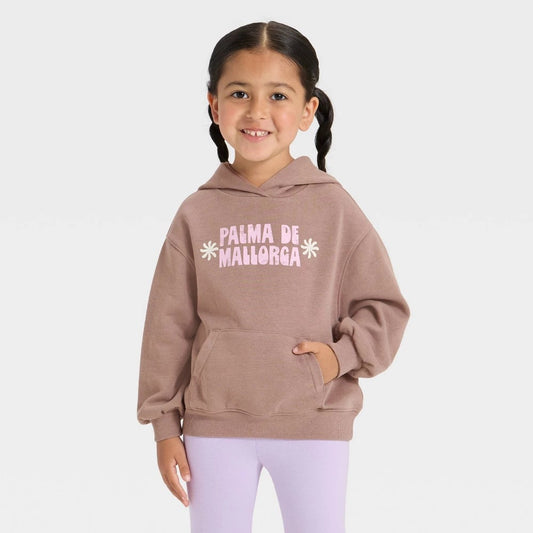 Grayson Mini Toddler Girls' French Terry Sweatshirt 5T Brown