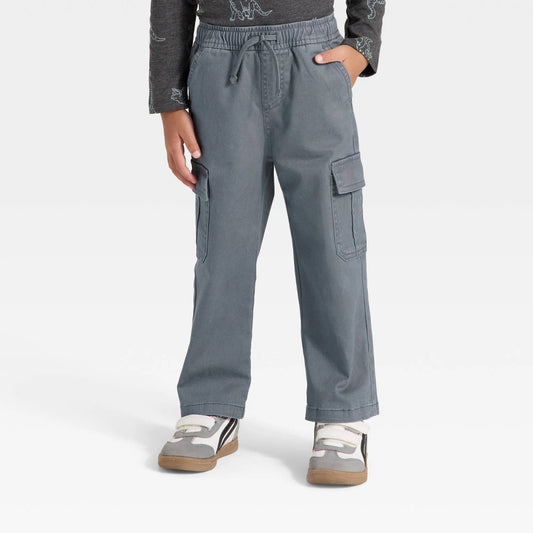 Cat & Jack Toddler Boys' Cargo Pants Gray 4T