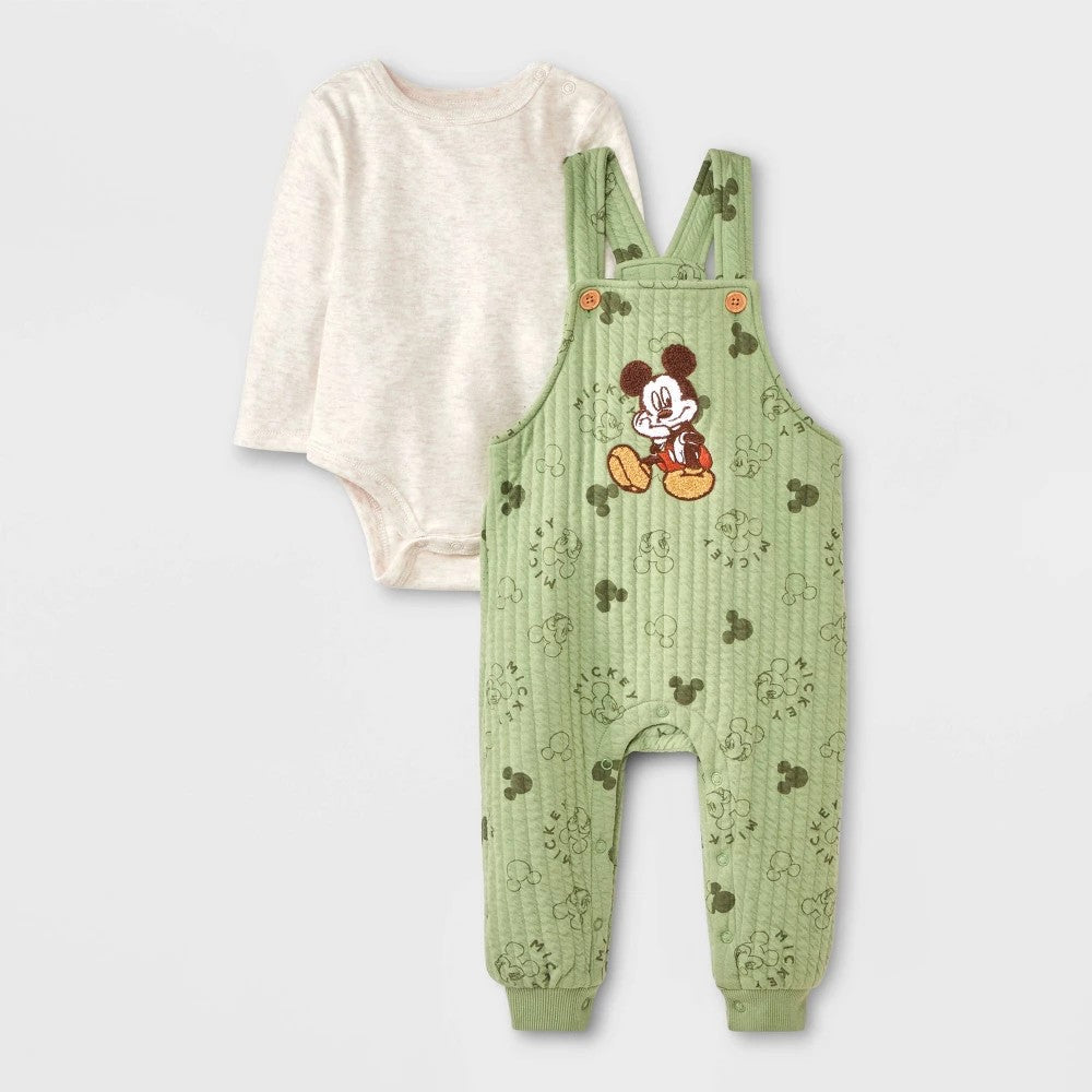 Mickey Mouse & Friends Baby Boys' Bodysuit & Overalls 12M