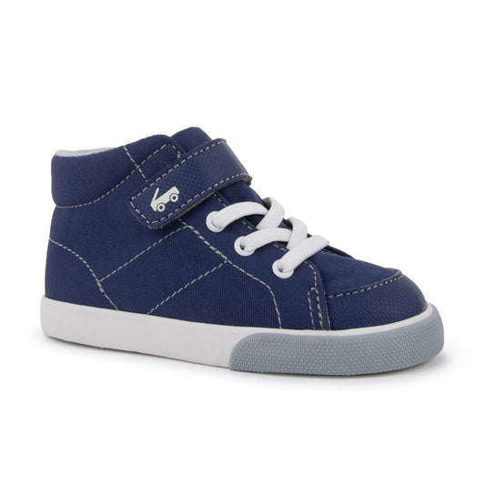 See Kai Run Basics Toddler Belmont Sneakers Navy Blue 6T boys