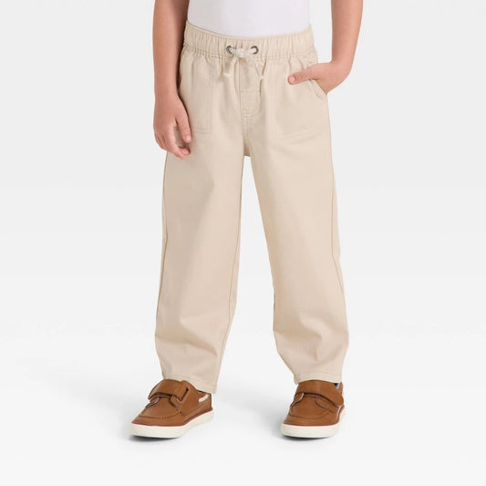 Cat & Jack Toddler Boys' Wide Leg Khaki Pants Size 5T