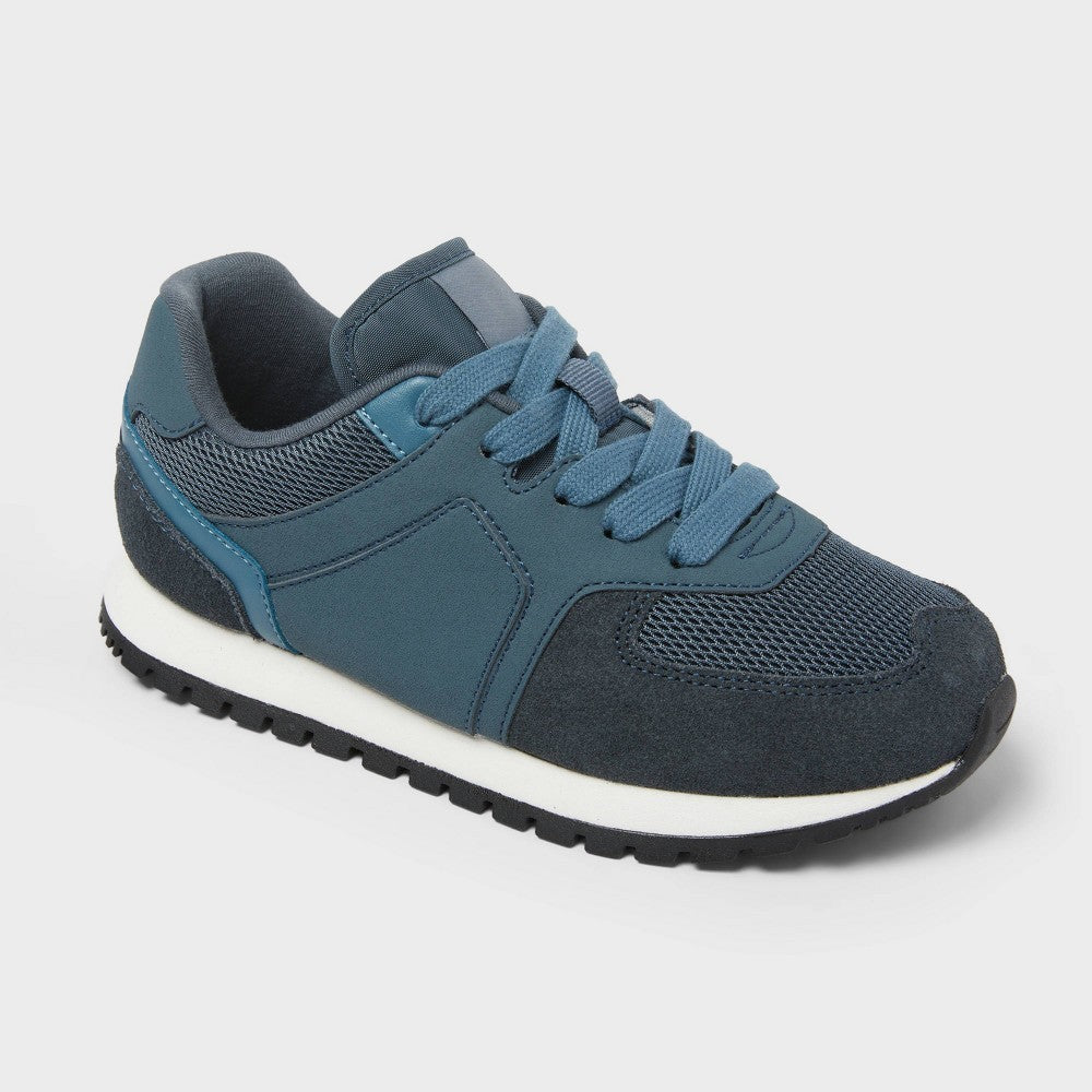 Cat & Jack Boys Alexander Retro Sneakers Navy Blue 5