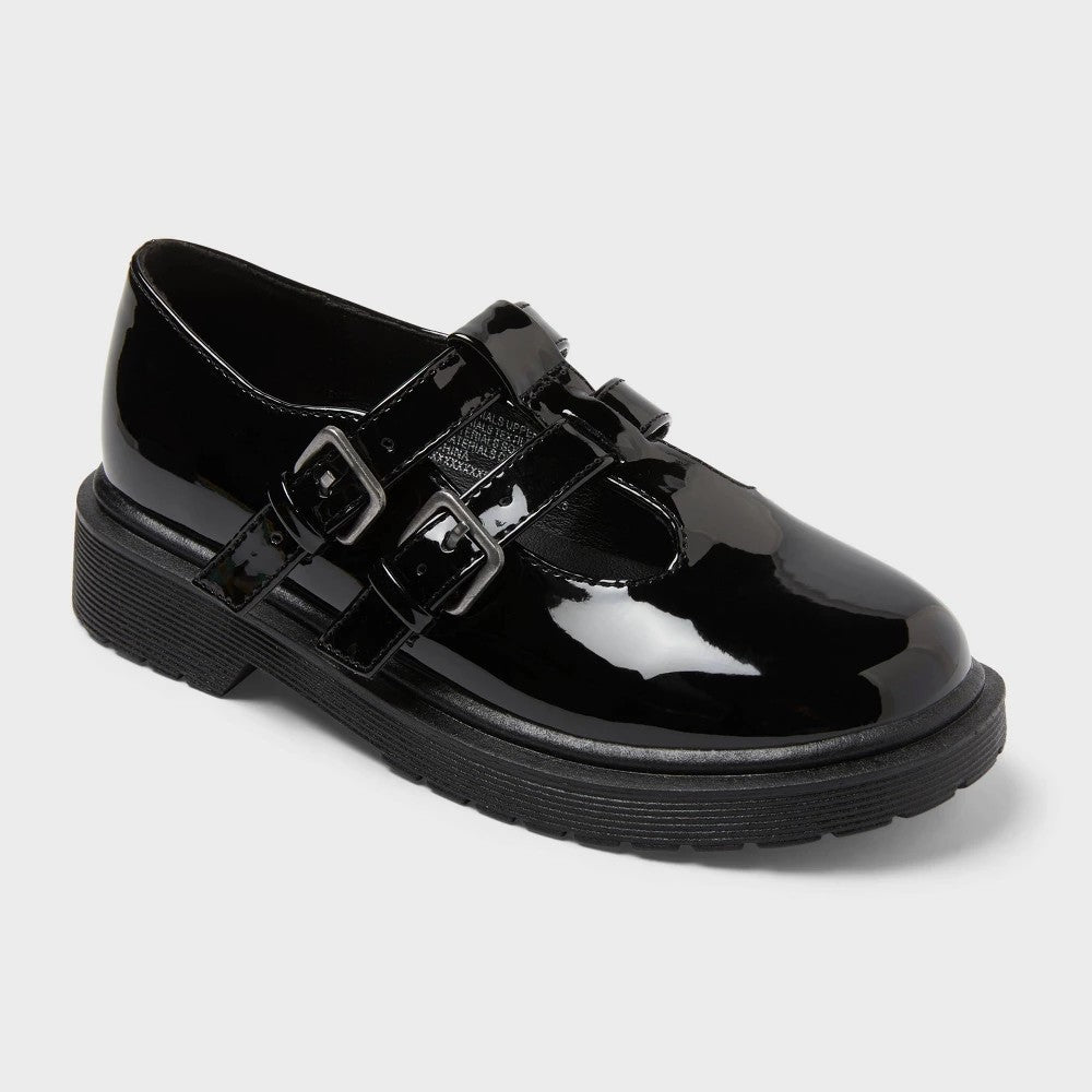Kids' Eden Mary Jane Flats - Art Class™ Classic Adjustable Buckle, Block Heel
