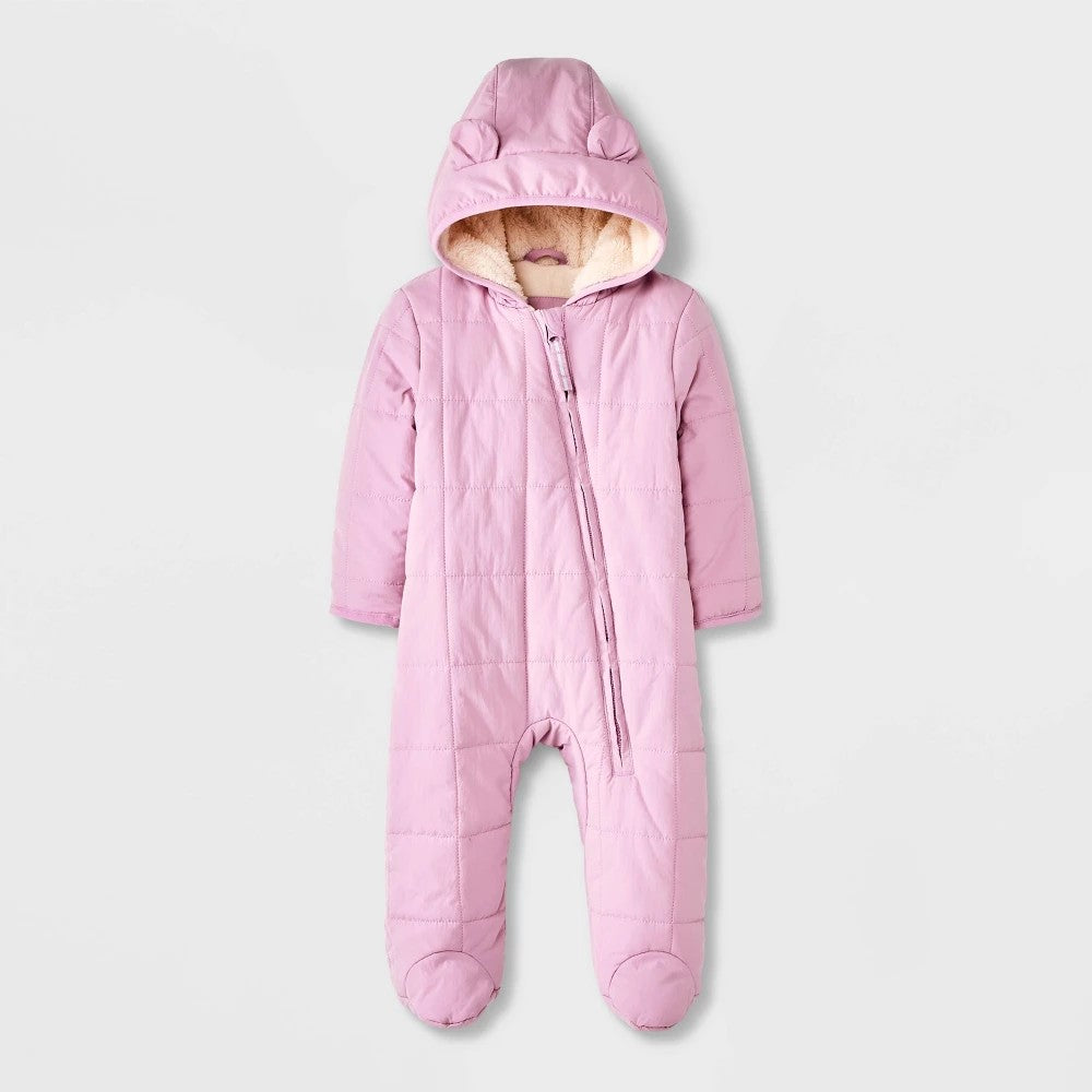 Cat & Jack Baby Girls' Puffer Snowsuit  6-9M