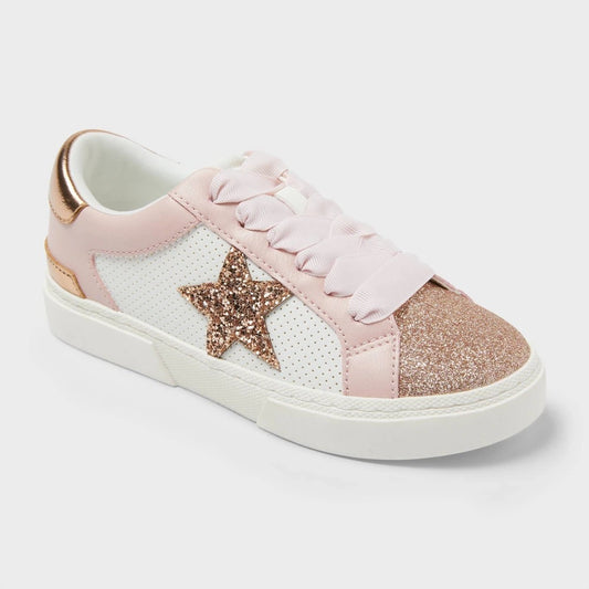 Art Class Kaitlyn Court Sneakers Pink Size 3 Lace-Up girl