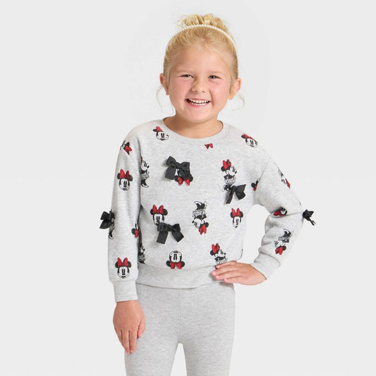 Disney Minnie Mouse Toddler Pullover, Heather Gray 18M Girl