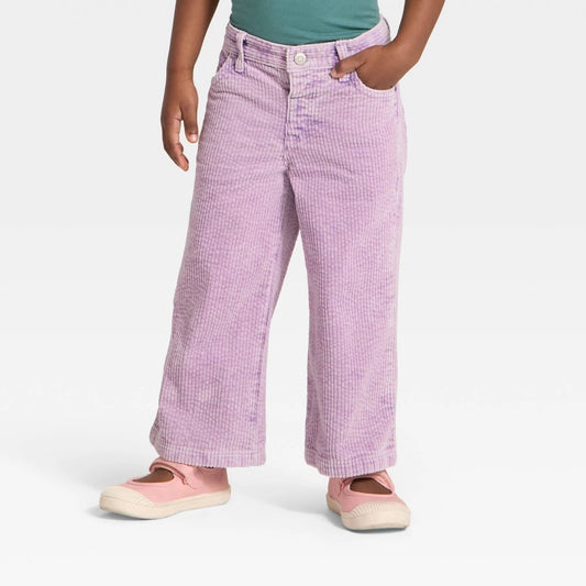 Cat & Jack Toddler Girls' Corduroy Pants Lavender Mauve 18M