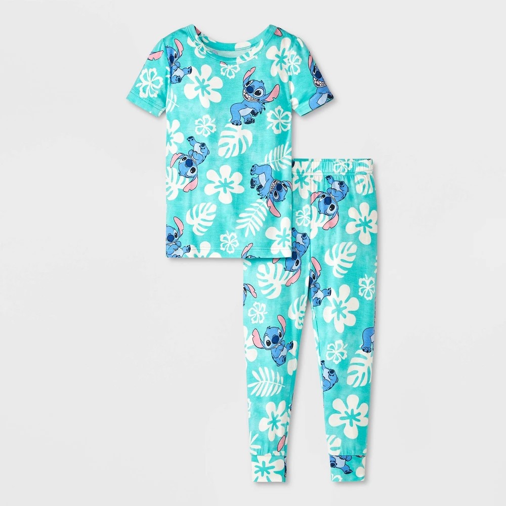Lilo & Stitch Toddler Girls' 2T Pajama Set - Blue