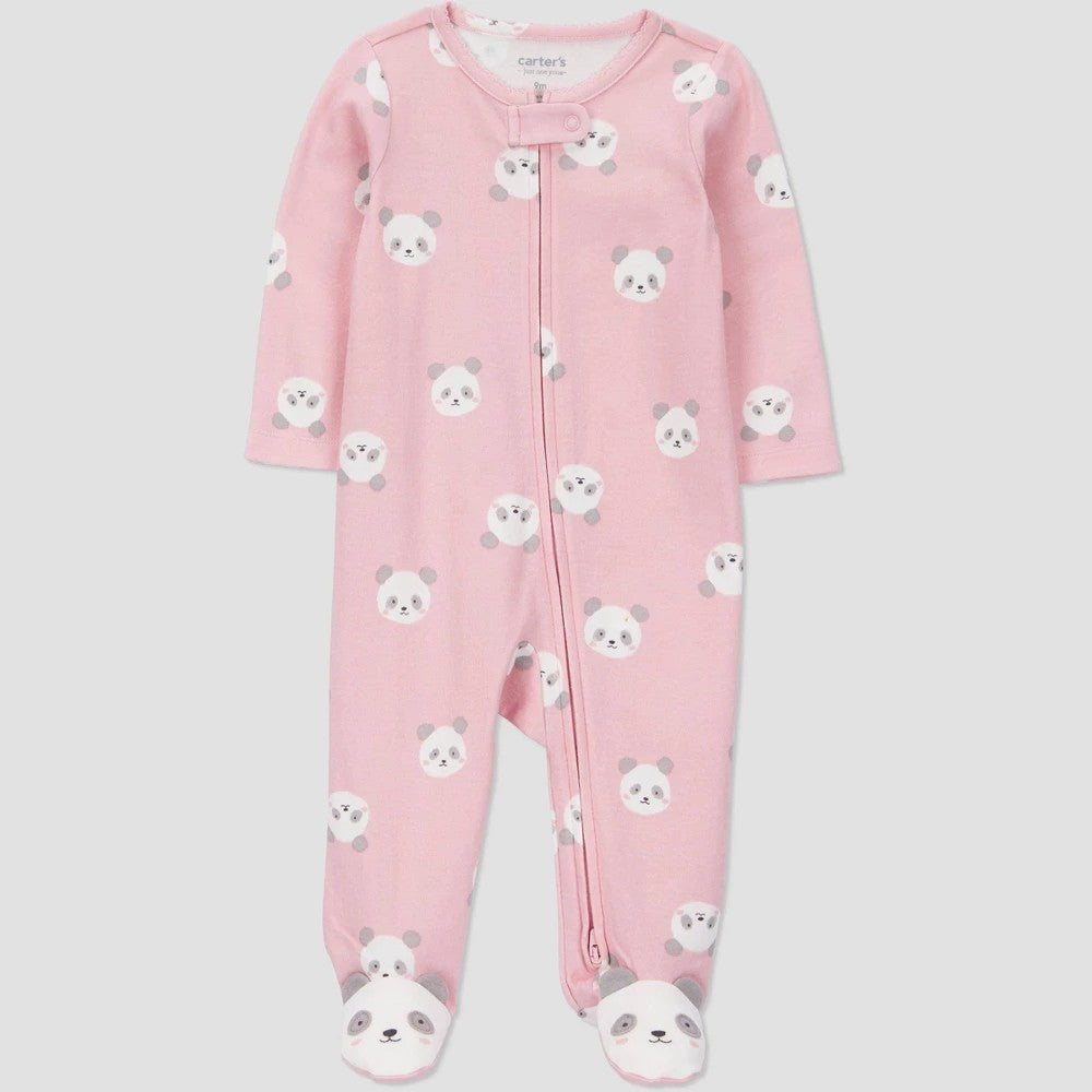 Carter's Just One You Panda Sleep N' Play Pink 9M girl
