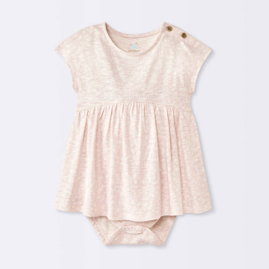 Cloud Island Baby Girls' Floral Romper Pink, Size 6-9M
