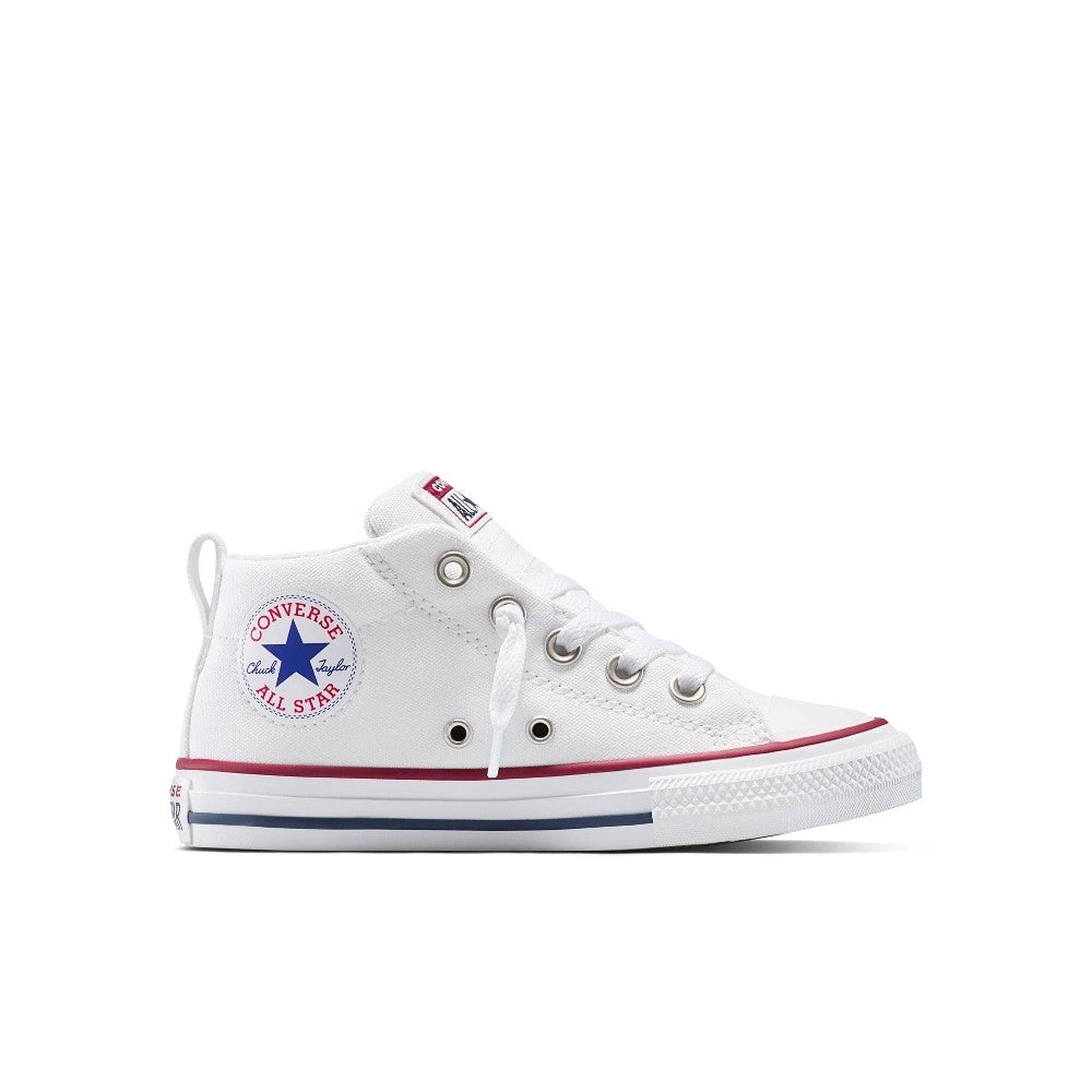 Converse Boys' Street Mid Top Sneakers White 2