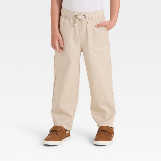 Cat & Jack Toddler Boys' Wide Leg Pants Khaki Size  18M