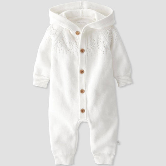 Little Planet By Carter's Organic Hooded Sweater Jumpsuit, Newborn boys