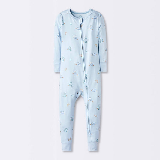 Cloud Island Toddler Boys' Blue Jersey Union Suit 5T One PIece